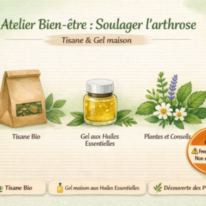 Préparation d’une tisane bio pour soulager l’arthrose