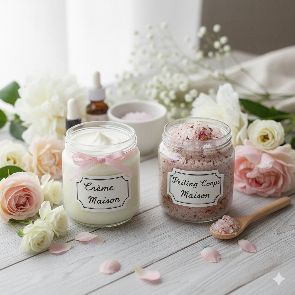 Atelier pour le corps, une crème et un gommage