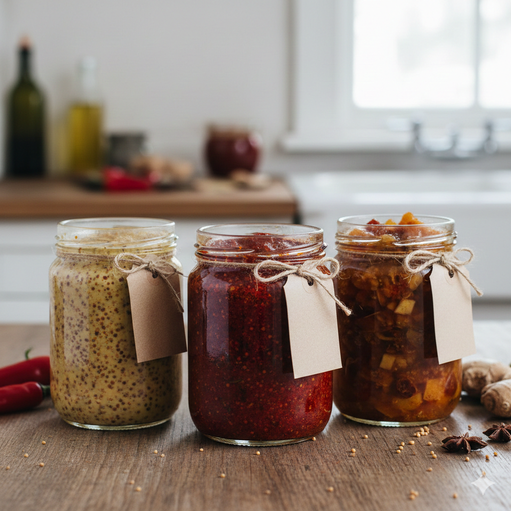 Atelier Fermentation au cœur du vivant : Moutarde, harissa et chutney