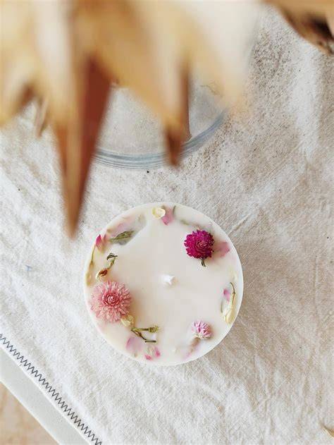 Atelier bougie végétale soja et mèche ecocert parfumée
