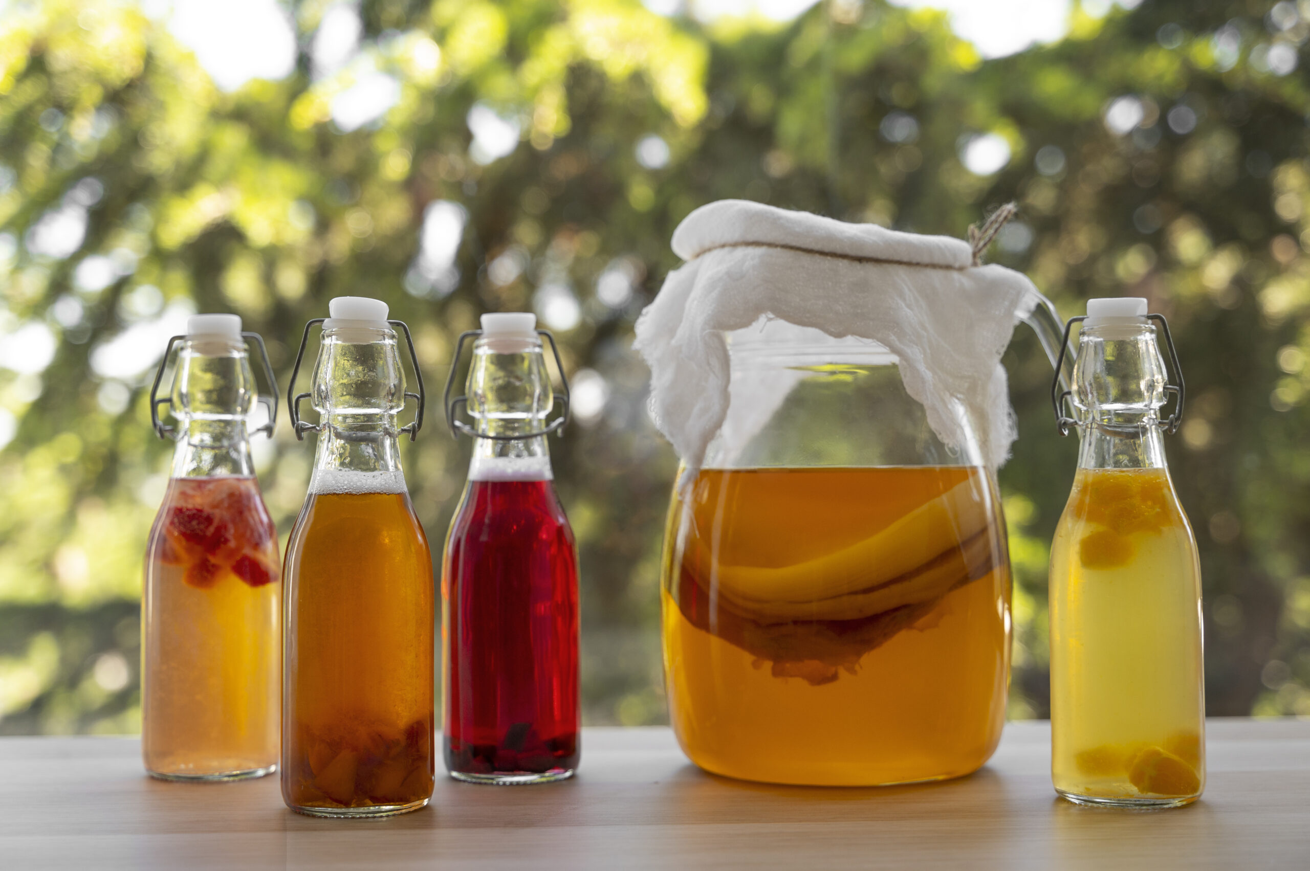 Atelier boissons fermentées et sirop de fruits